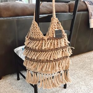 American and Beyond Jute Crochet Bag Brand new with tags attached